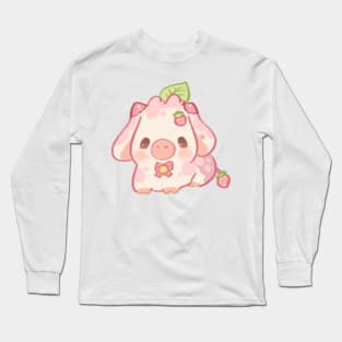 strawberry cow ♡ Long Sleeve T-Shirt